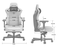 Anda Seat Kaiser 3 XL Pink PVC - 1473916 - zdjęcie 7
